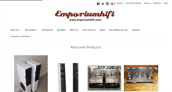 Desktop Screenshot of emporiumhifi.com