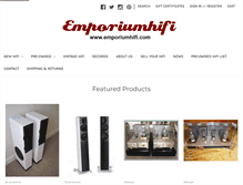 Tablet Screenshot of emporiumhifi.com